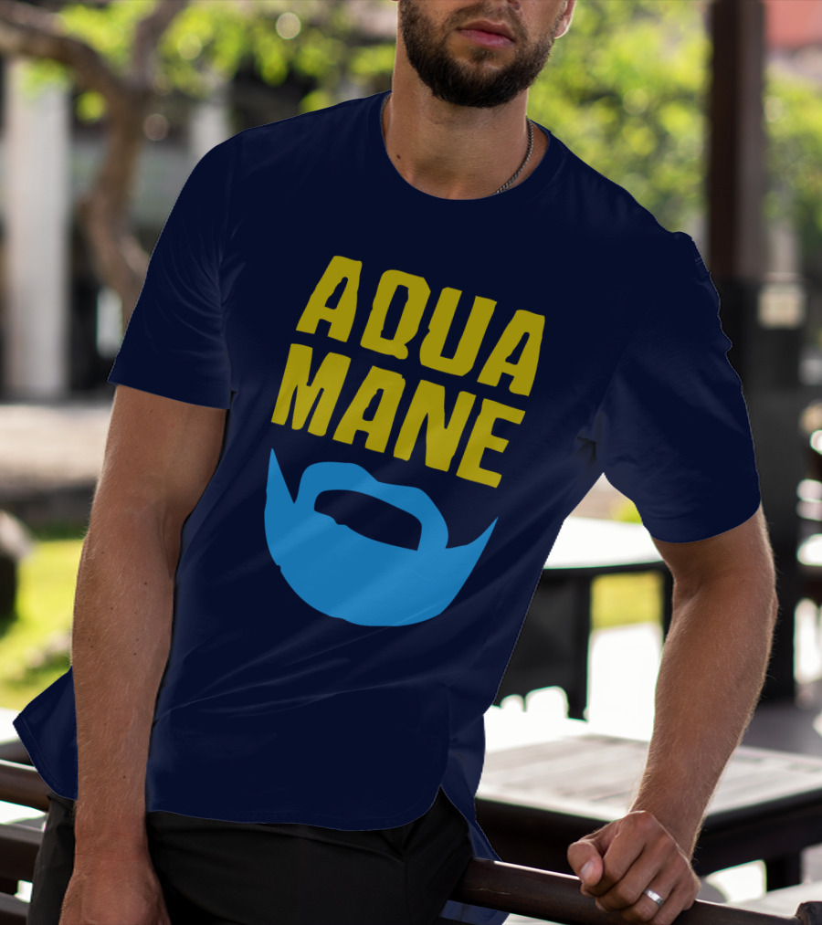 Aqua Mane Steven Adams Beard T-Shirt
