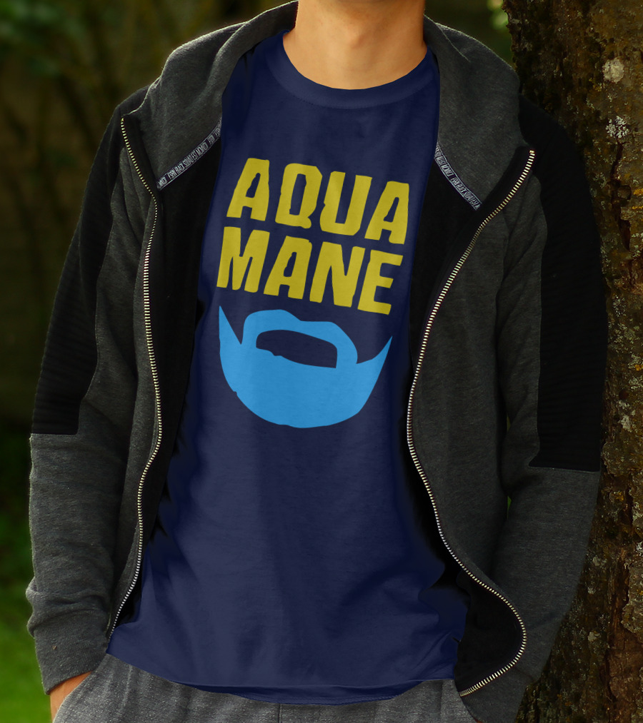 Aqua Mane Steven Adams Beard T-Shirt