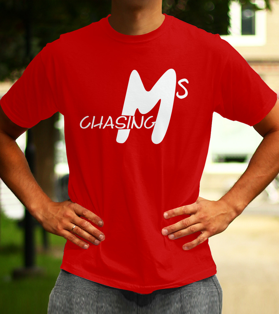 Chasing Ms Retro Style Bold Red T-Shirt