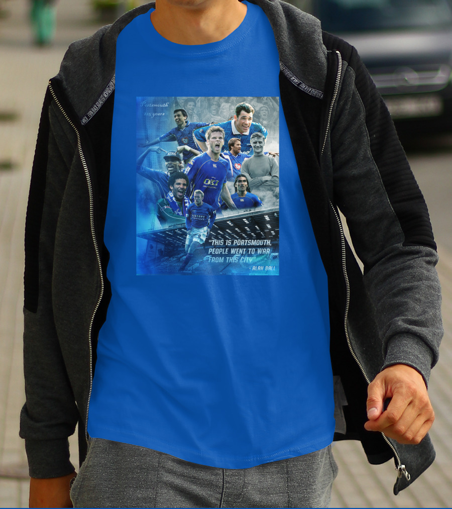 Portsmouth 125 Years This Is Portsmouth, People Went To War From This City Alan Ball T-Shirt