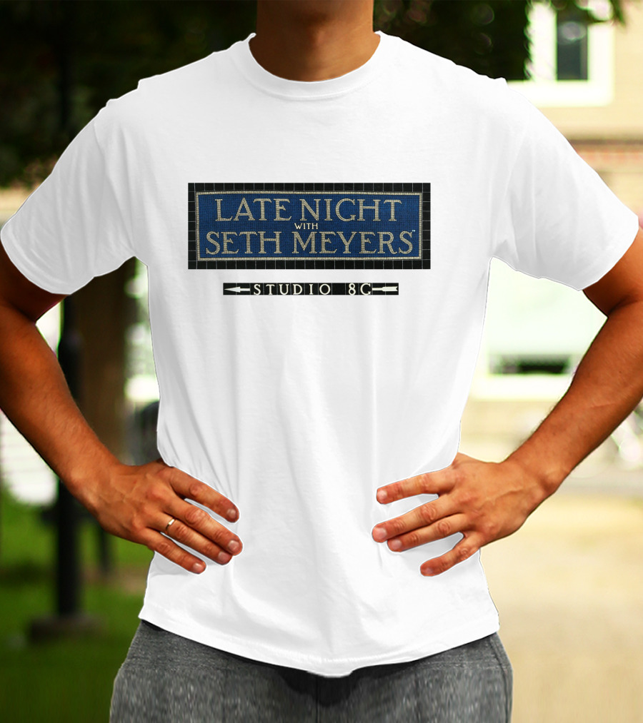 Anna Kendrick Late Night With Seth Meyers Studio 8G Subway T-Shirt