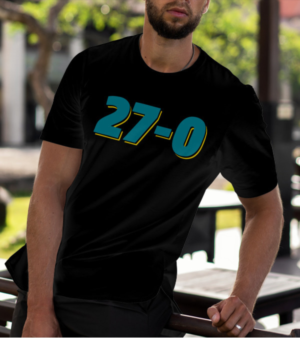 Jacksonville 27-0 Victory Score T-Shirt