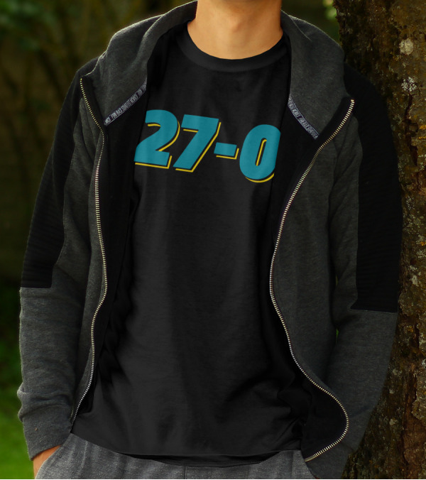 Jacksonville 27-0 Victory Score T-Shirt