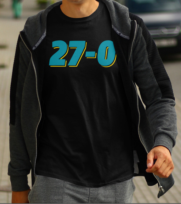 Jacksonville 27-0 Victory Score T-Shirt