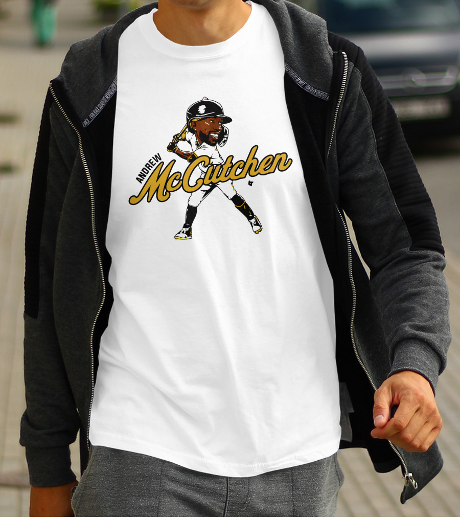 Andrew McCutchen Baseball Caricature T-Shirt