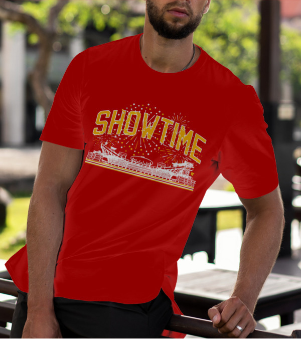 Kansas City Showtime Football Fireworks T-Shirt