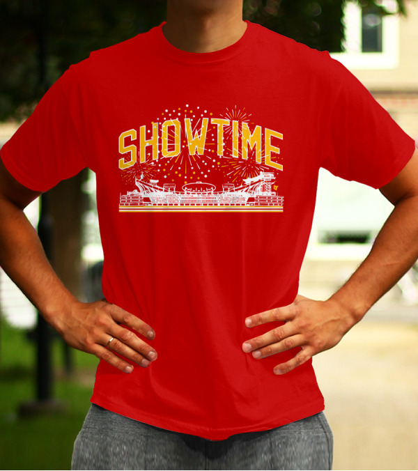 Kansas City Showtime Football Fireworks T-Shirt