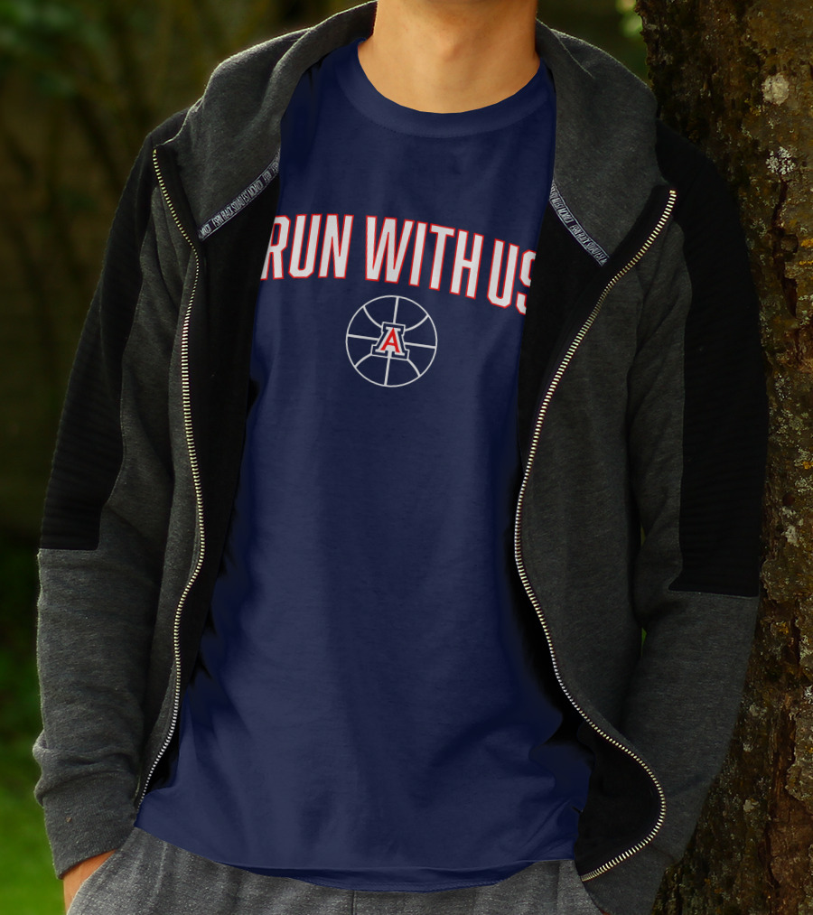 RUN WITH US Arizona Basketball A T-Shirt