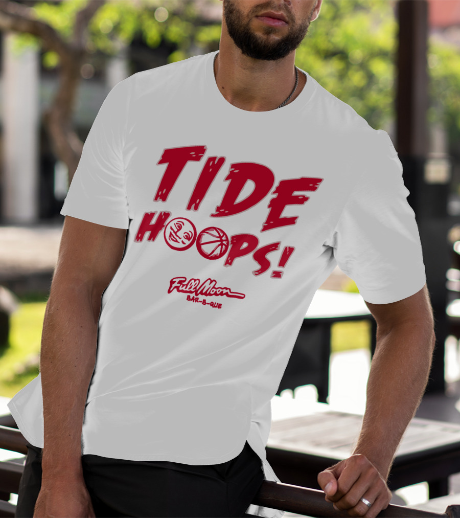 Tide Hoops Full Moon Bar-B-Que Basketball Event T-Shirt