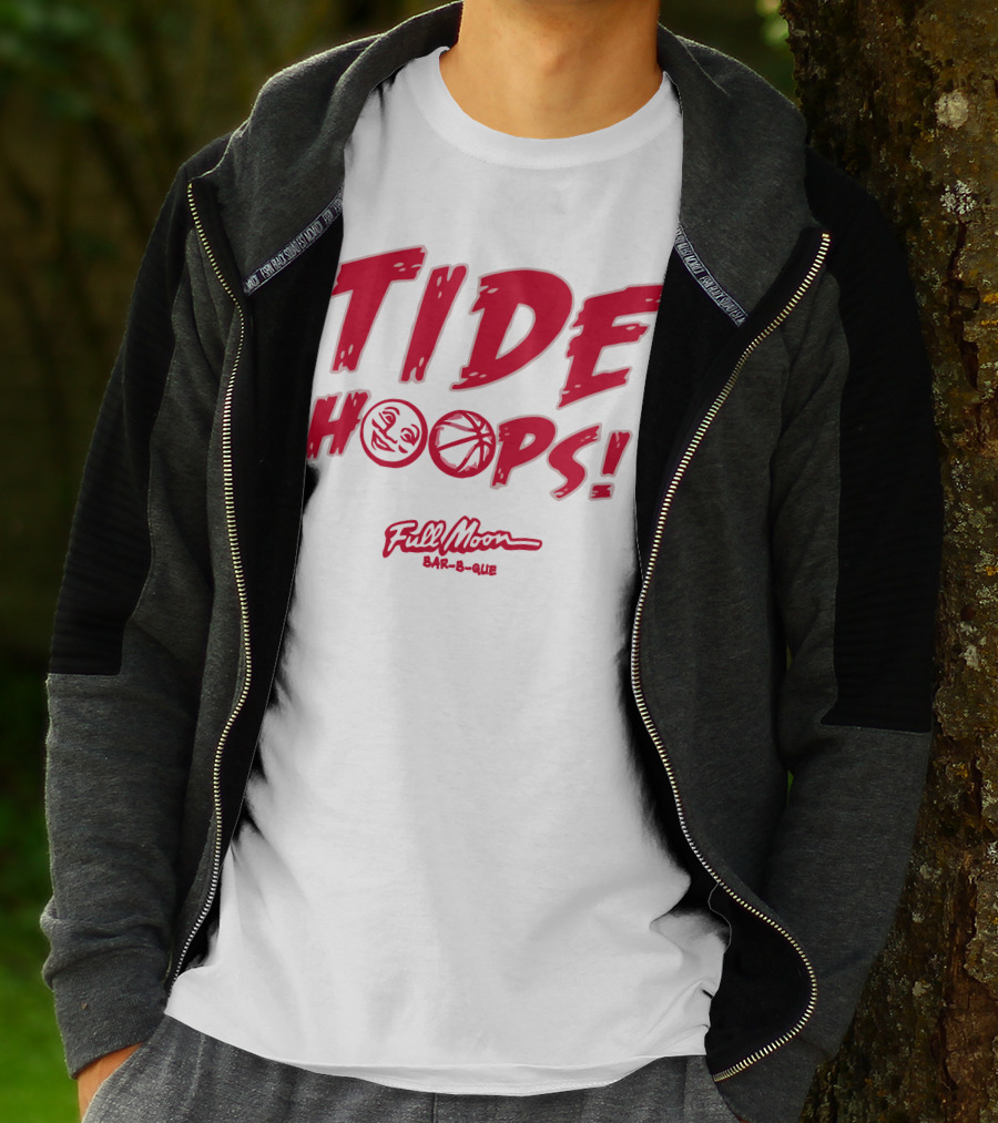 Tide Hoops Full Moon Bar-B-Que Basketball Event T-Shirt