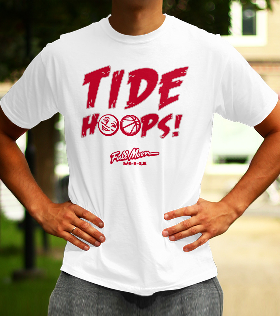 Tide Hoops Full Moon Bar-B-Que Basketball Event T-Shirt