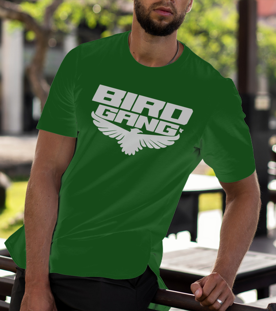 Bird Gang Eagles Wing Emblem T-Shirt
