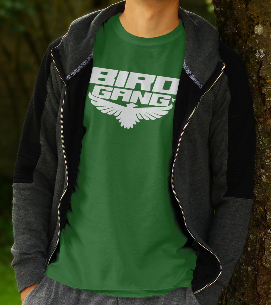 Bird Gang Eagles Wing Emblem T-Shirt