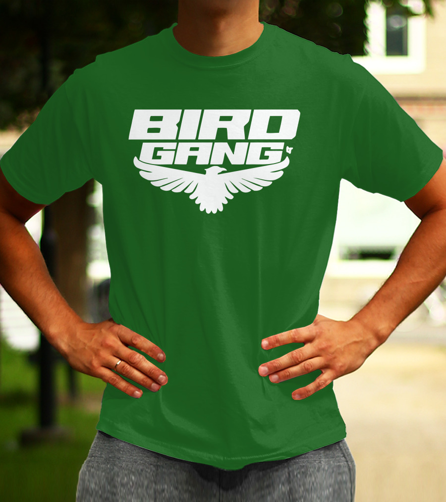 Bird Gang Eagles Wing Emblem T-Shirt