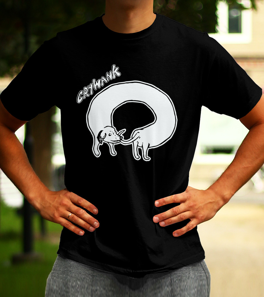 Crywank Endless Dog Loop T-Shirt