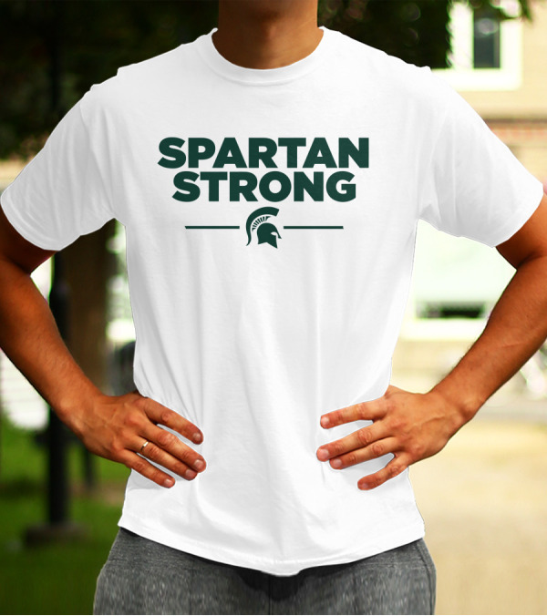 MSU Spartan Strong Helmet T-Shirt