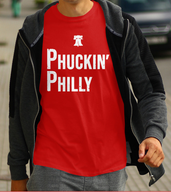 Phuckin Philly Liberty Bell Red T-Shirt