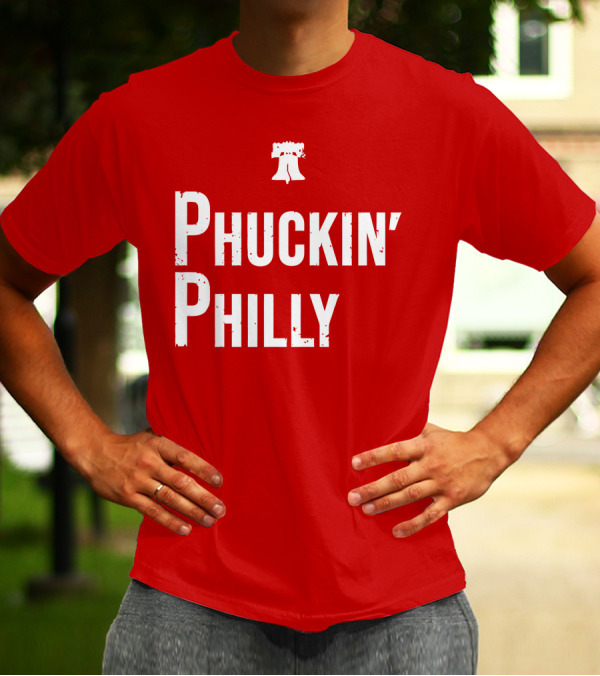Phuckin Philly Liberty Bell Red T-Shirt