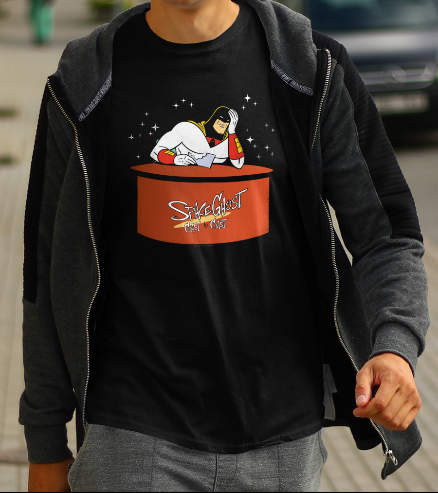 Space Ghost Coast To Coast Spacer Stars Desk T-Shirt