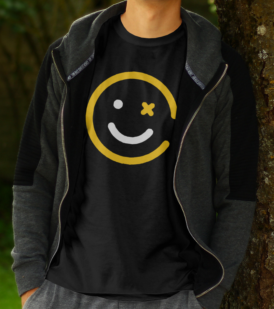 Happy Punch Winking Face Emoji T-Shirt