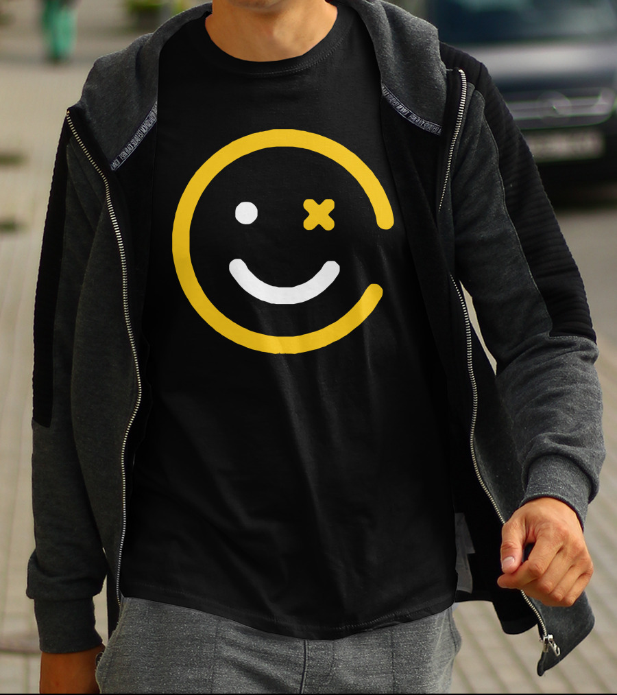 Happy Punch Winking Face Emoji T-Shirt
