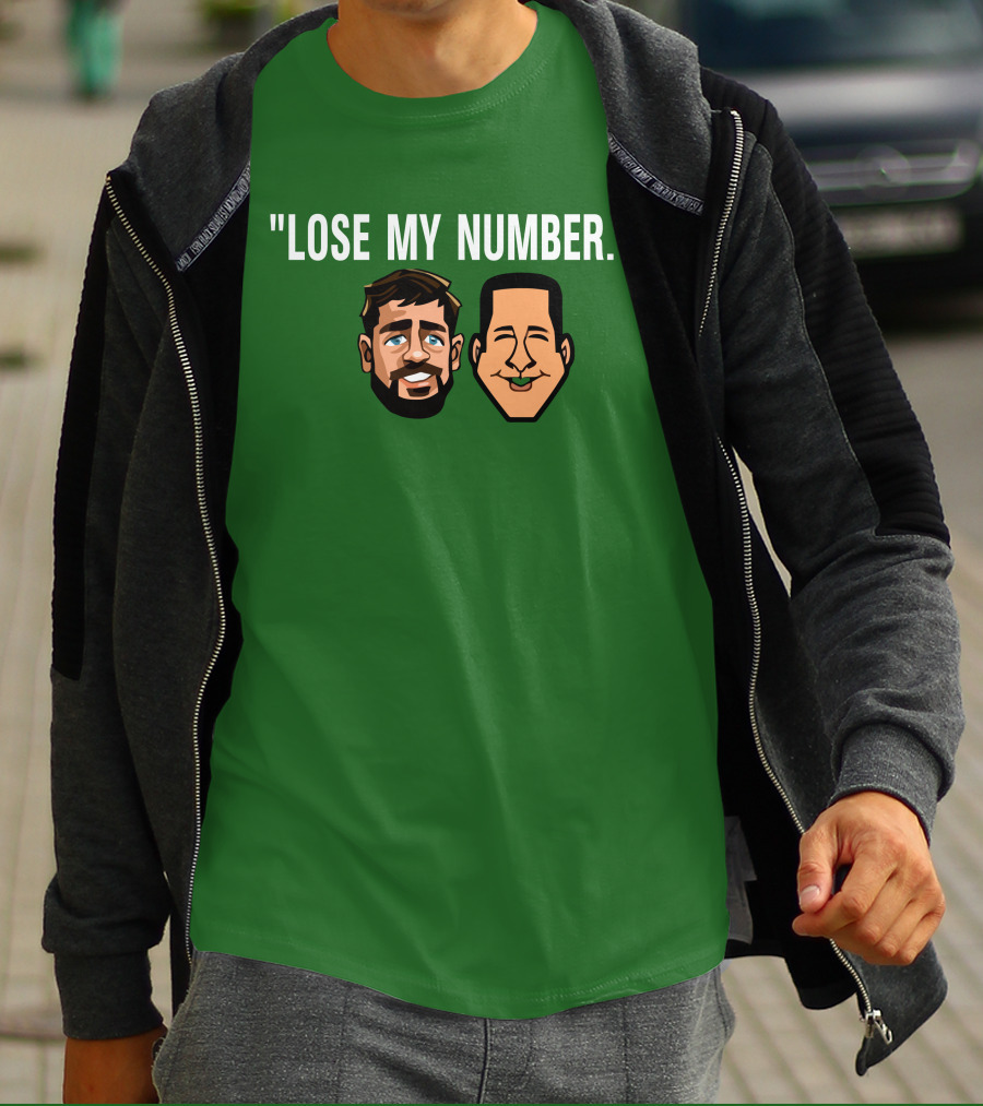 Lose My Number Aaron Rodgers Adam Schefter T-Shirt