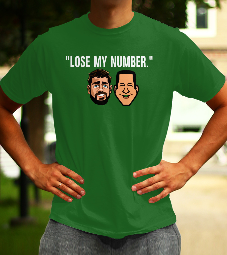 Lose My Number Aaron Rodgers Adam Schefter T-Shirt