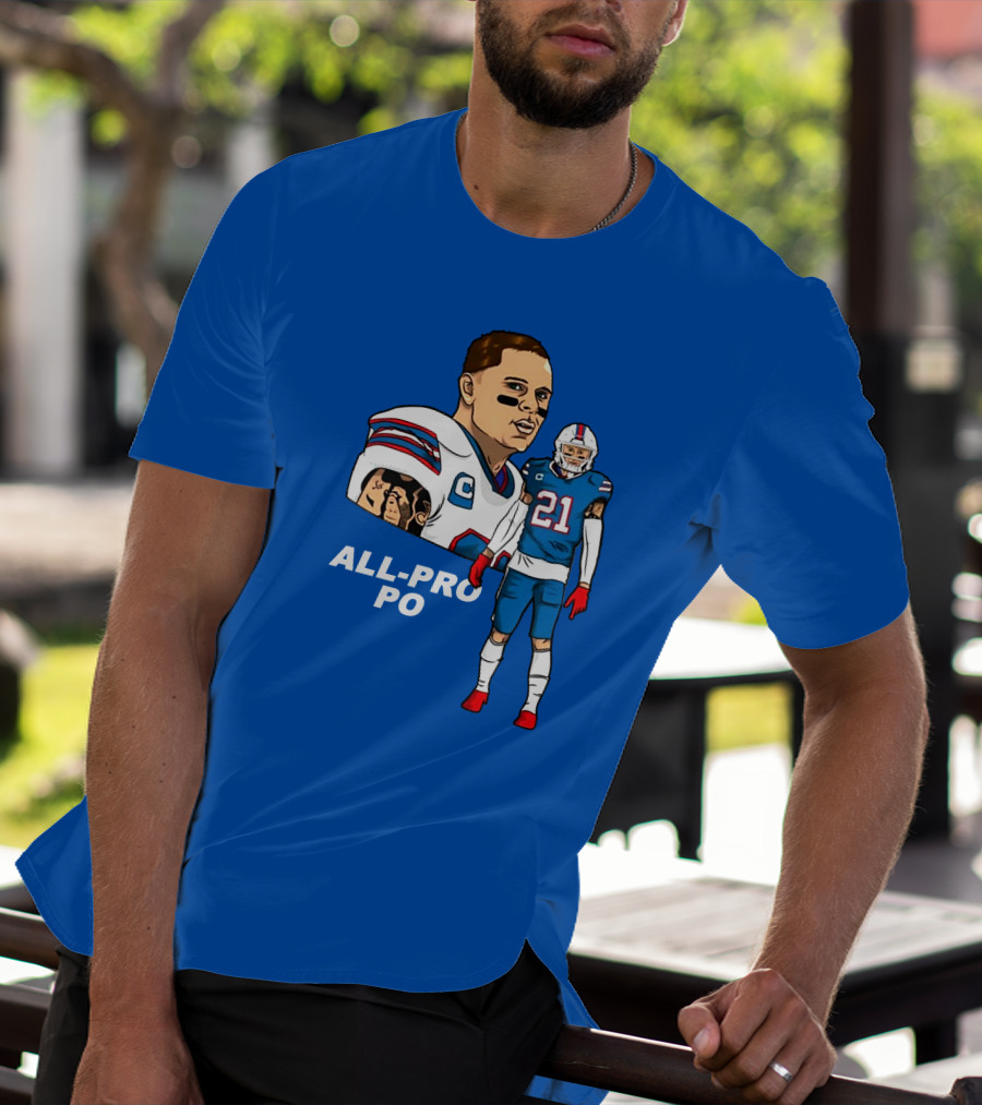 Jordan Poyer All-Pro Po Football T-Shirt