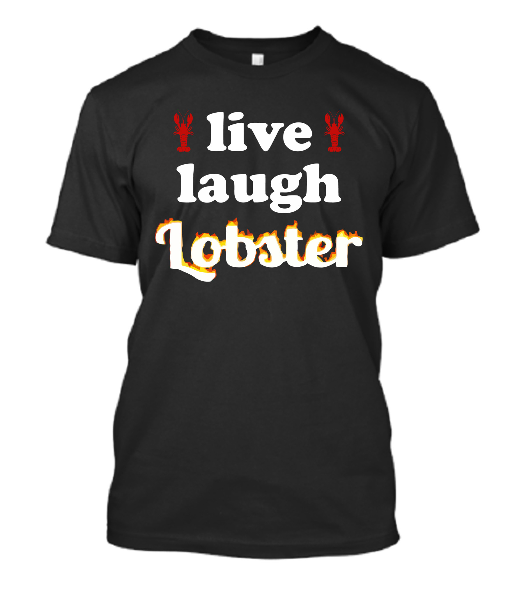 Live Laugh Lobster Snazzy Seagull T-Shirt