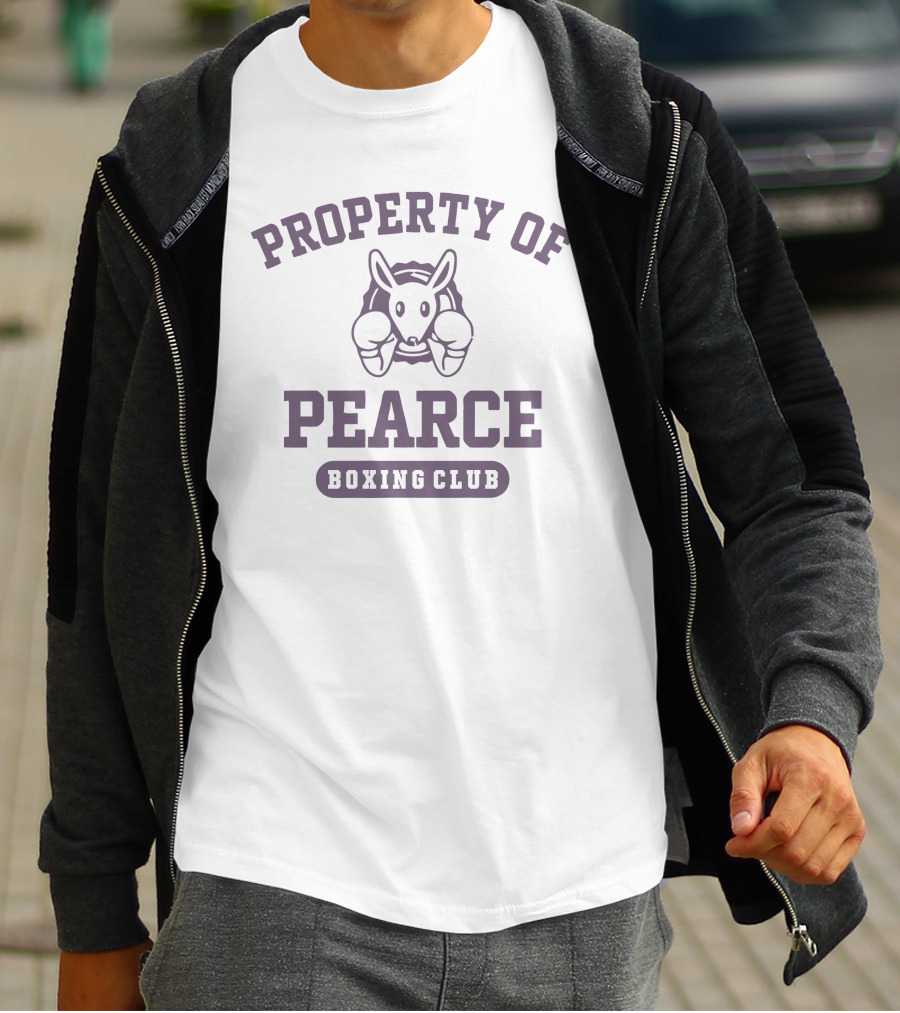 Property Of Pearce Boxing Club Kangaroo Gloves T-Shirt