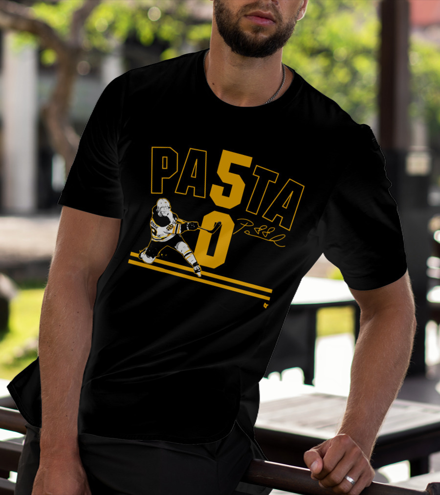 PASTA 50 Pastrnak Hockey Player 88 T-Shirt