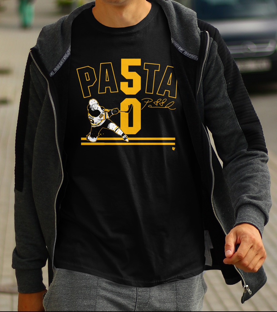 PASTA 50 Pastrnak Hockey Player 88 T-Shirt