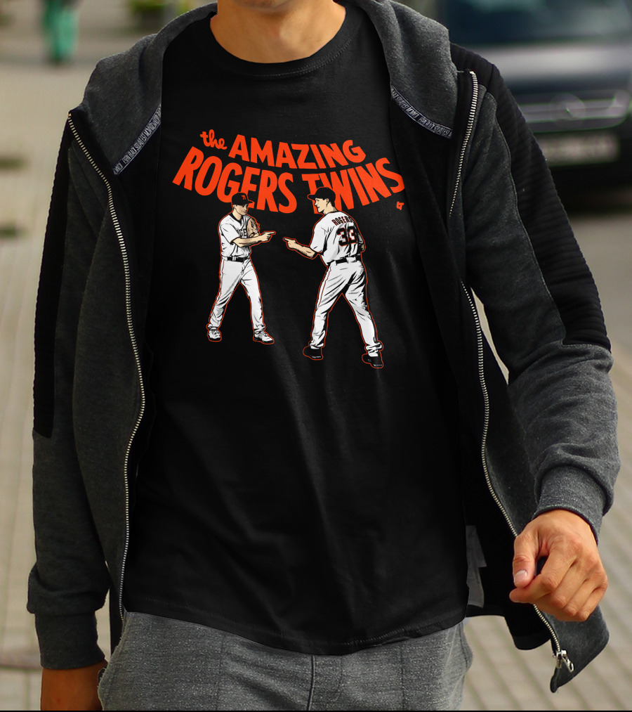 The Amazing Rogers Twins San Francisco Baseball Players T-Shirt