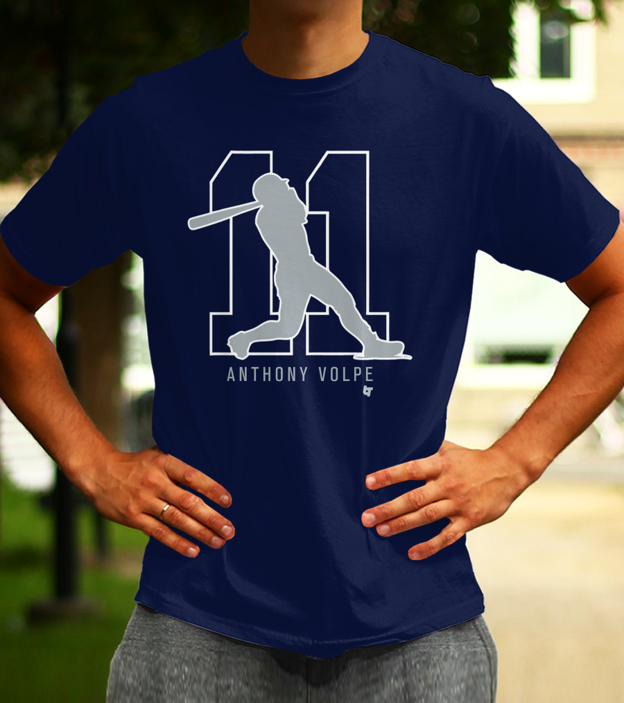 Anthony Volpe 11 New York Baseball T-Shirt