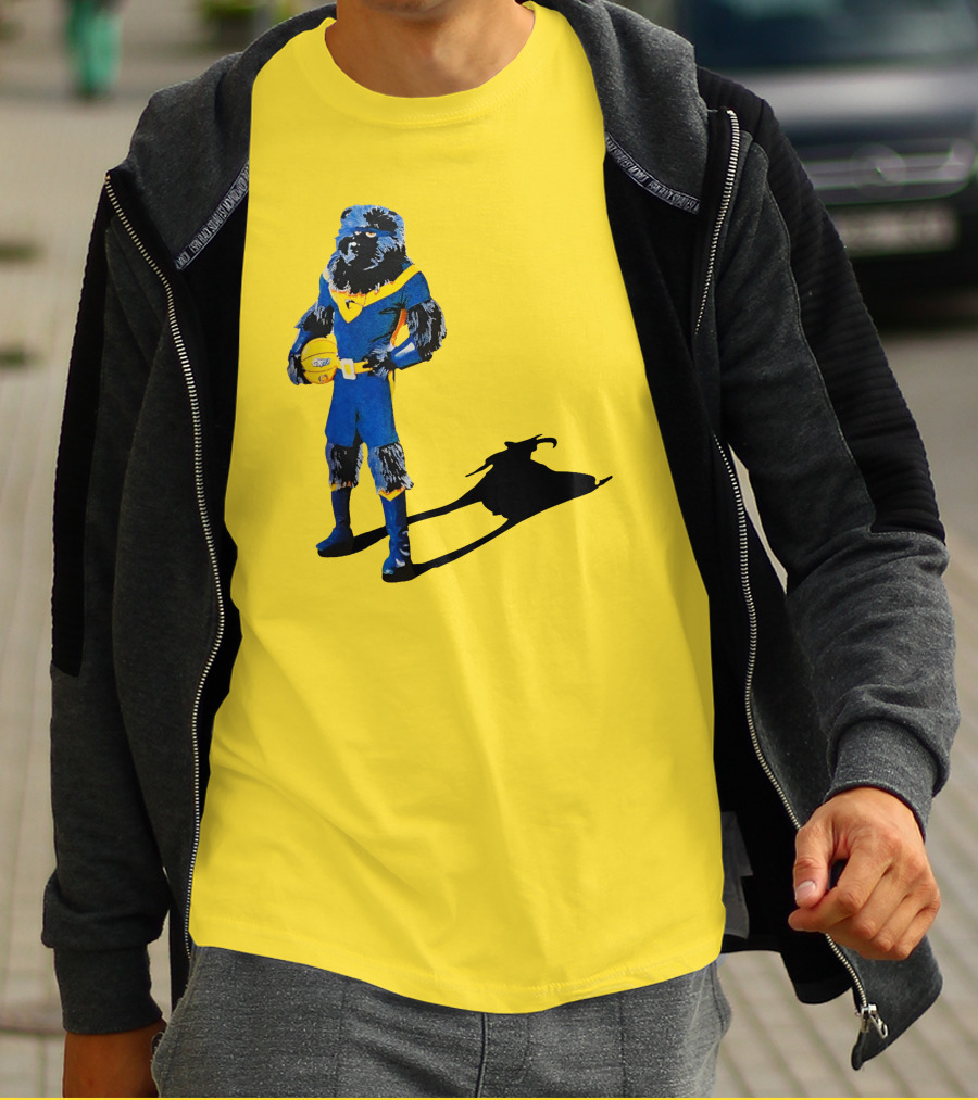 Memphis Grizzlies Basketball GOAT With Superhero Bear And Goat Shadow T-Shirt