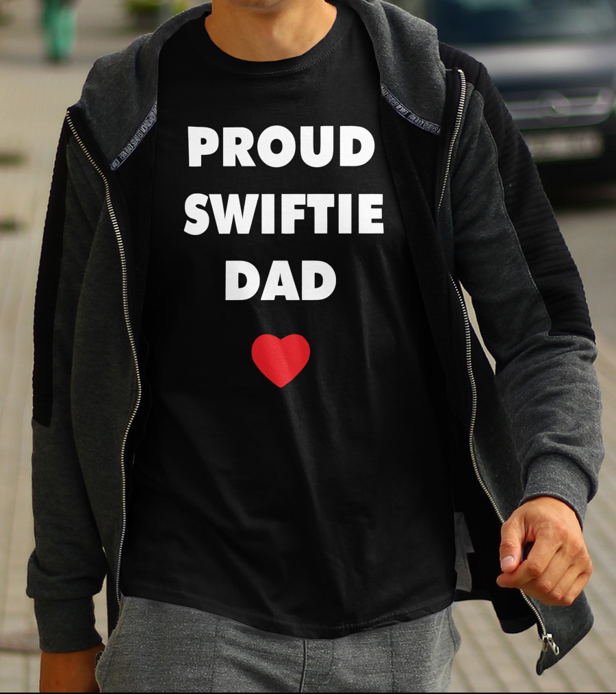 PROUD SWIFTIE DAD HEART T-Shirt