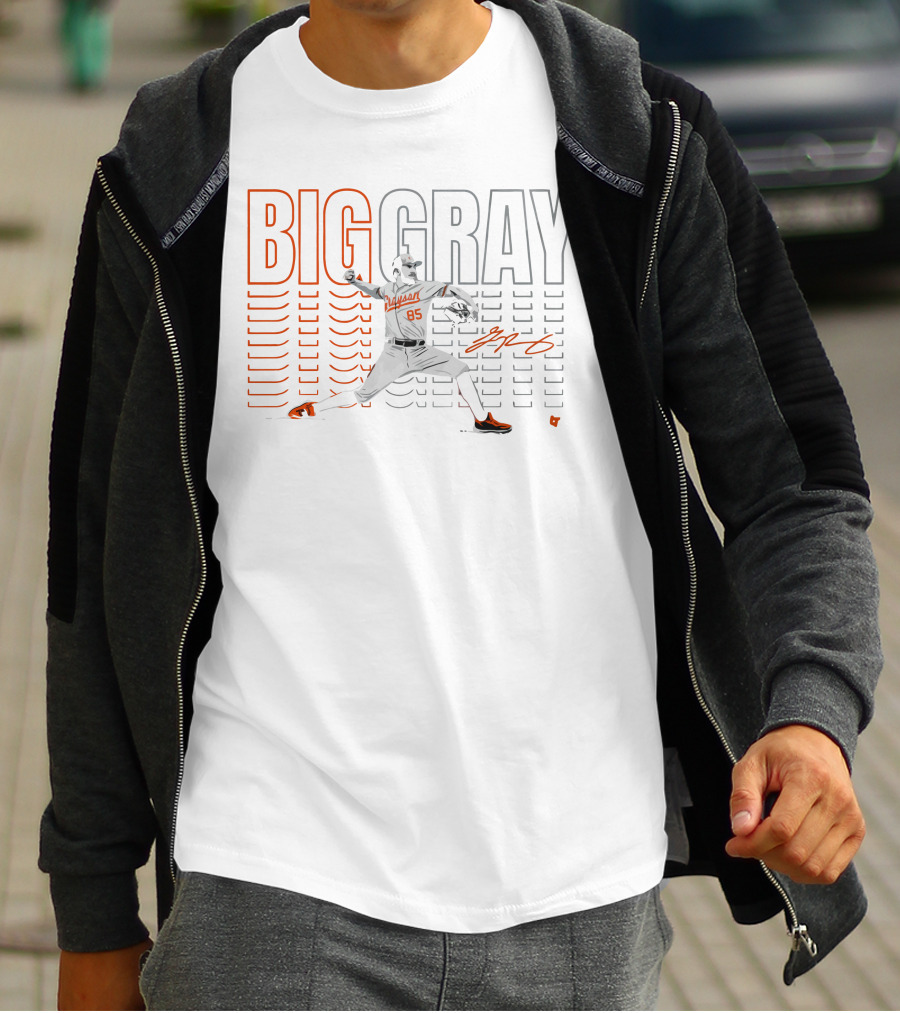 BIG GRAY Grayson Rodriguez Pitching Number 85 Dynamic T-Shirt