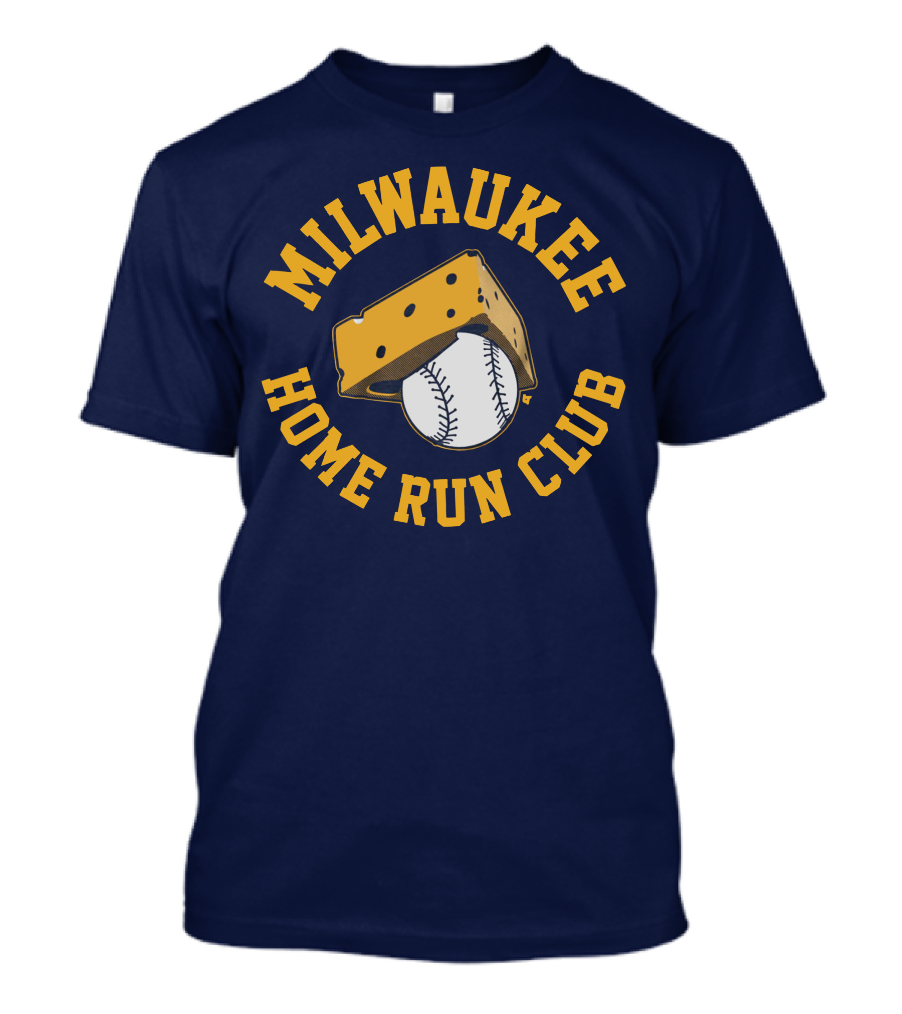 Milwaukee Home Run Club Cheese Baseball T-Shirt