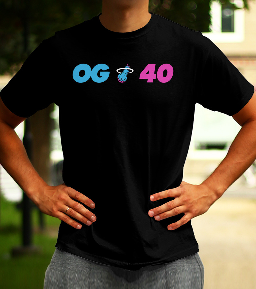 OG Miami Heat 40 T-Shirt