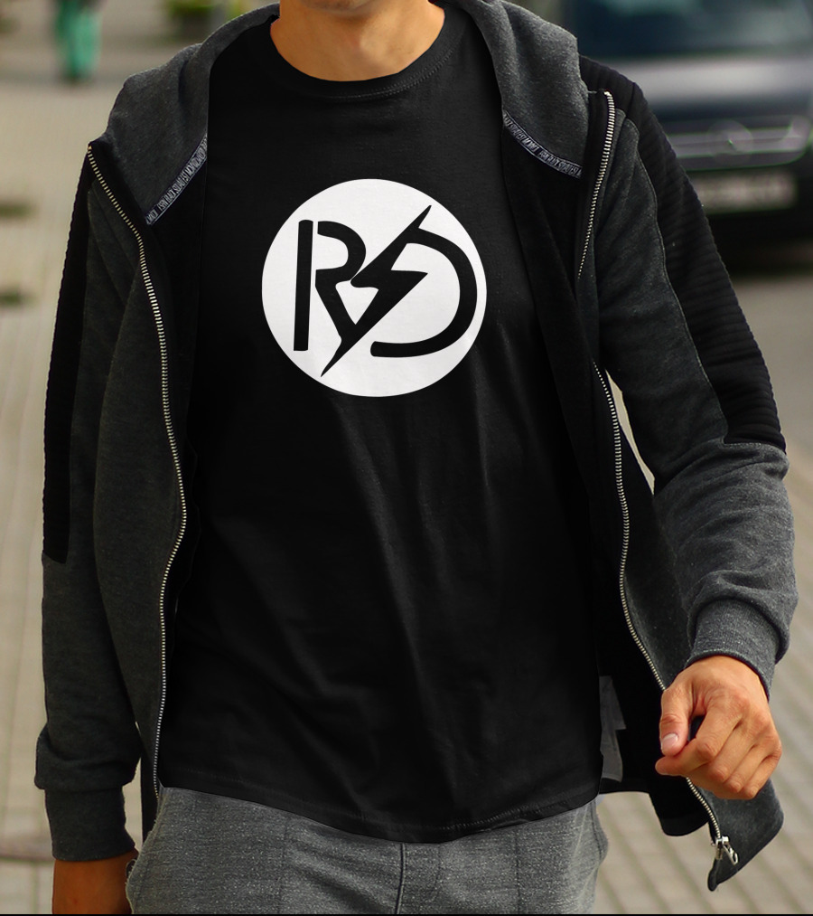 Rhys RD Logo With Circular Emblem T-Shirt