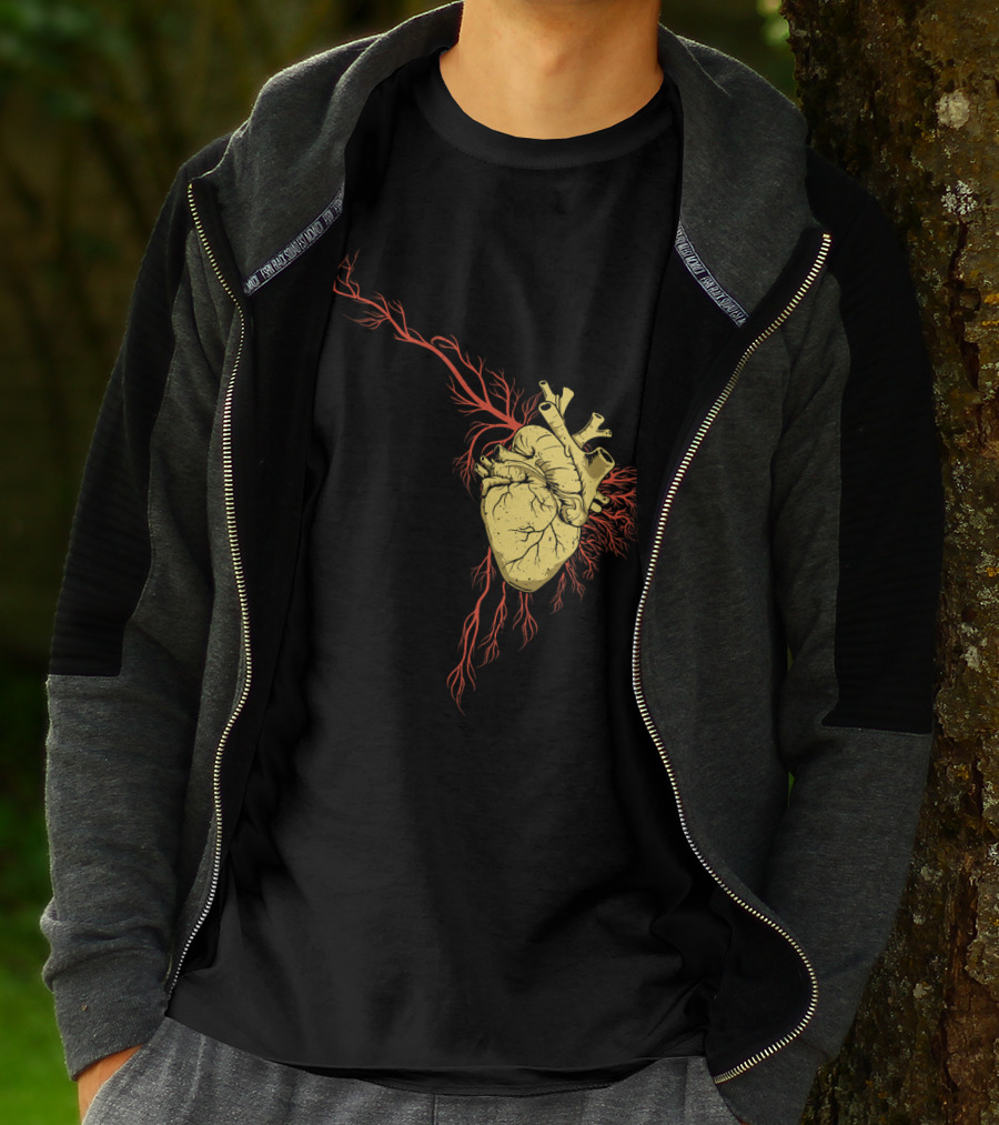 Heart Hispanic Heritage Month National Latino Culture Anatomical Heart T-Shirt