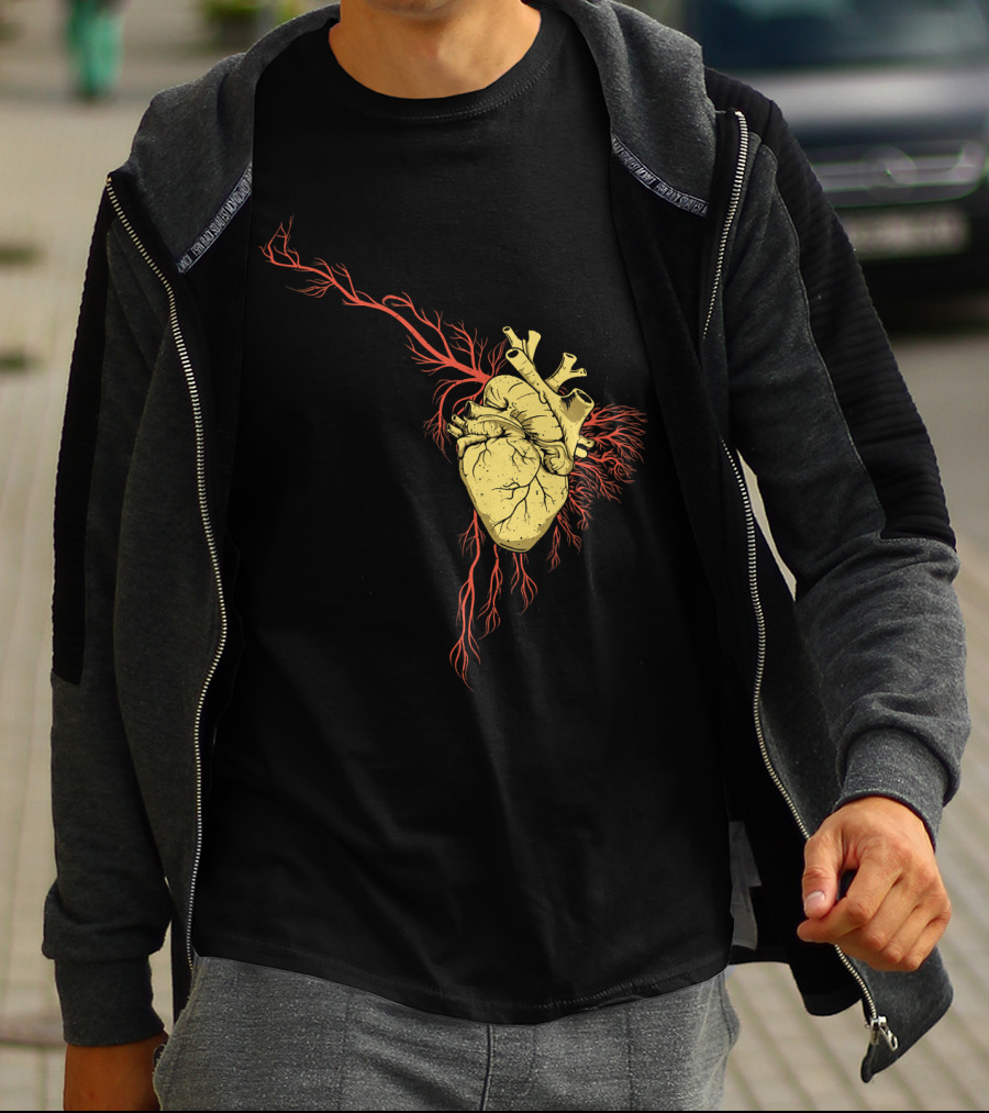 Heart Hispanic Heritage Month National Latino Culture Anatomical Heart T-Shirt