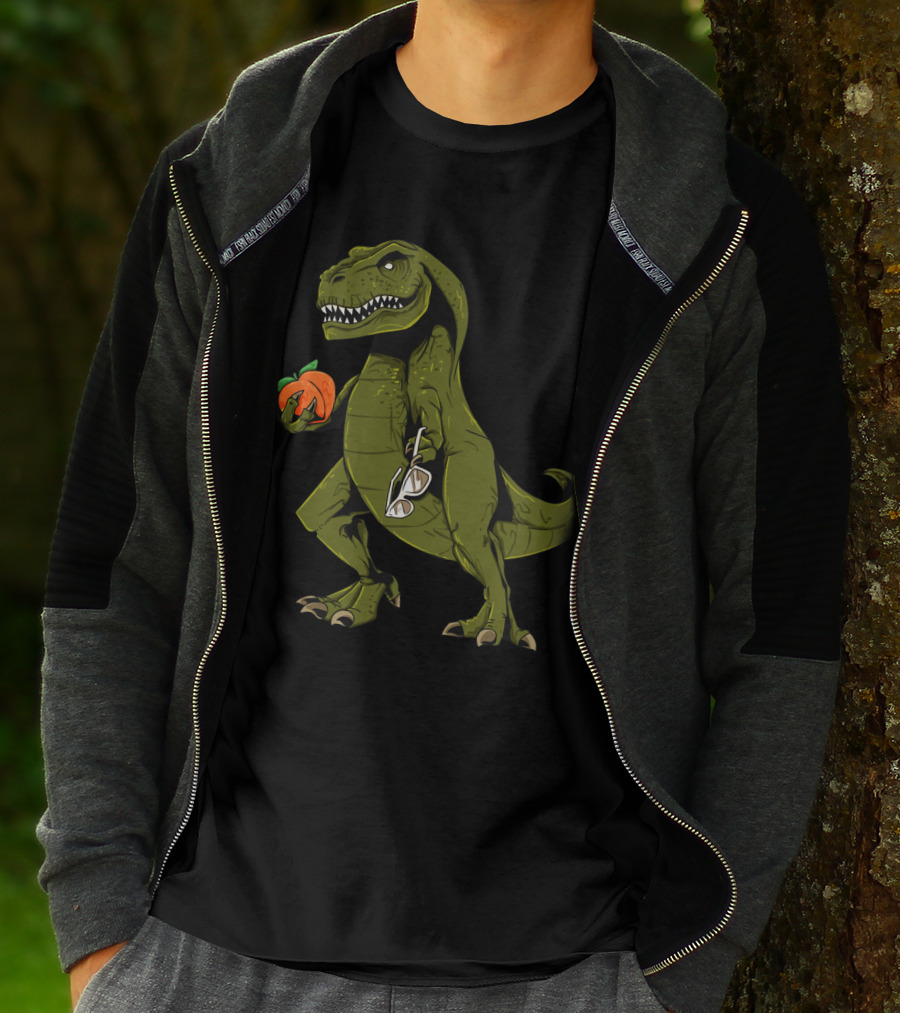 State Of Georgia Dinosaur Holding Peach Funny Sweet Georgia Peach T-Shirt