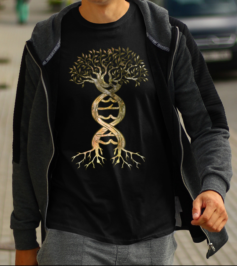 Tree Of Life DNA Genetics Biology Science Environment Lover T-Shirt