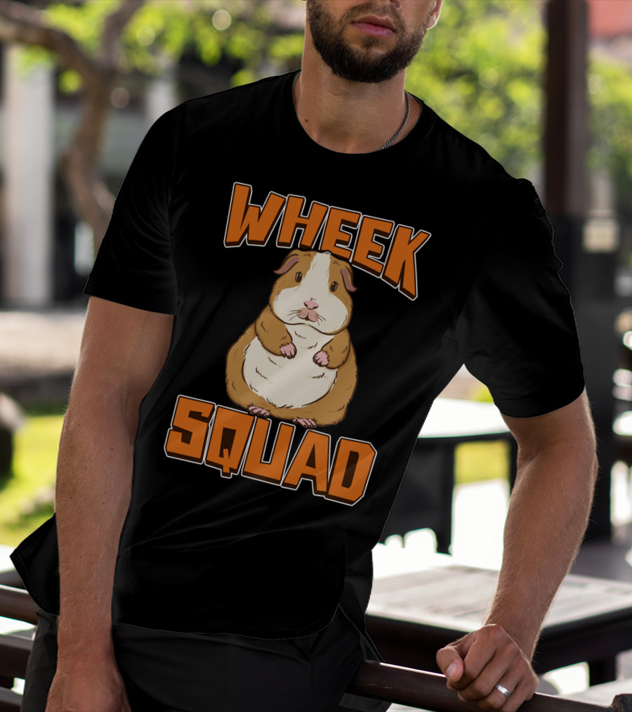 Wheek Squad Guinea Pig Furry Potato Pet Cavy T-Shirt