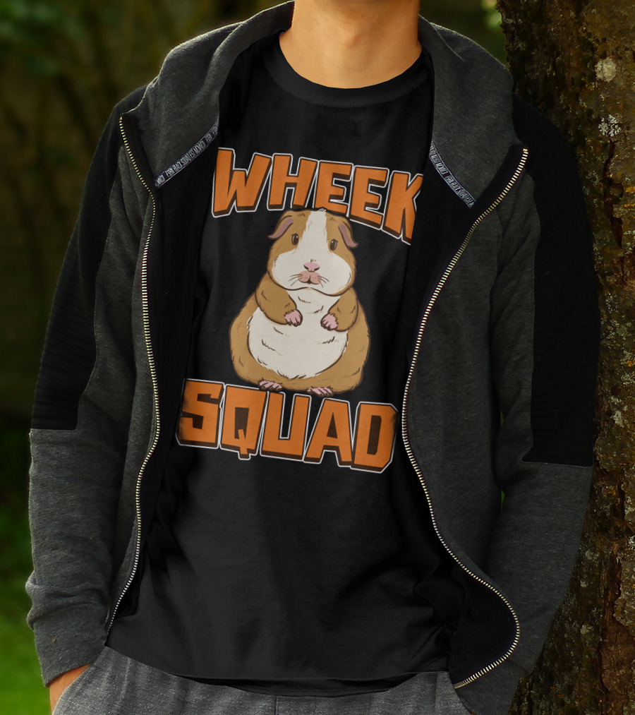Wheek Squad Guinea Pig Furry Potato Pet Cavy T-Shirt