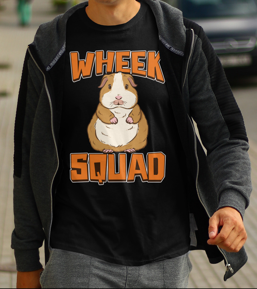 Wheek Squad Guinea Pig Furry Potato Pet Cavy T-Shirt