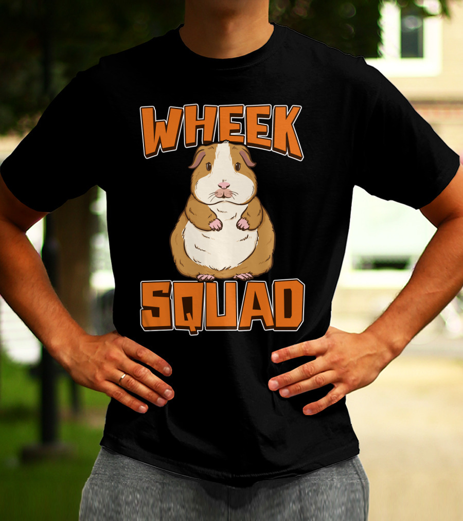 Wheek Squad Guinea Pig Furry Potato Pet Cavy T-Shirt