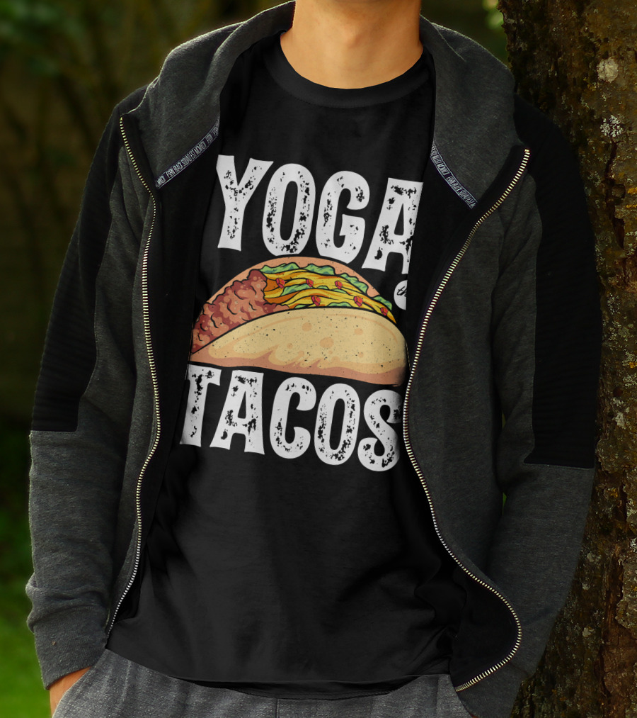 Yoga Then Tacos Cinco De Mayo Namaste Meditation Mood T-Shirt