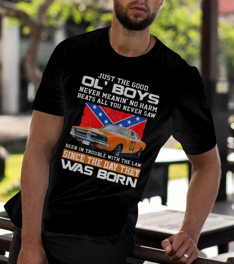 Just The Good Ol' Boys Never Meanin' No Harm Been In Trouble With The Law Since The Day They Was Born T-Shirt